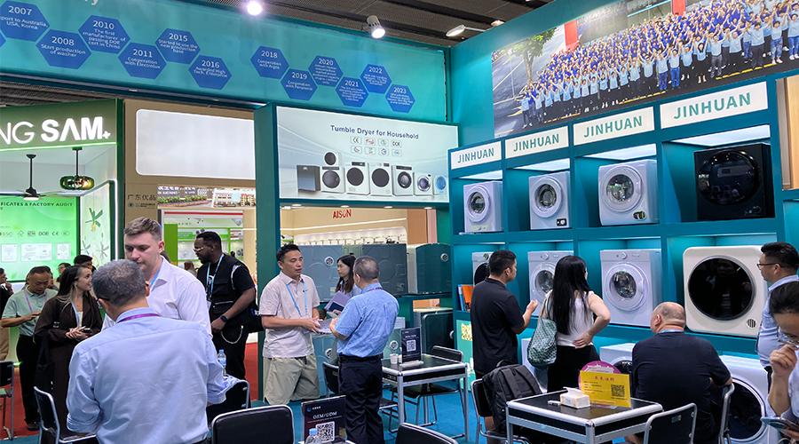 廣交會(huì)新老朋友齊聚，金環(huán)電器展位人氣旺