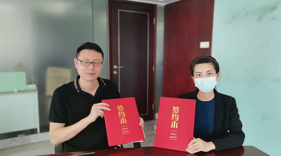 祝賀！金環(huán)電器與寧波某品牌電商客戶再次合作，簽約成功！